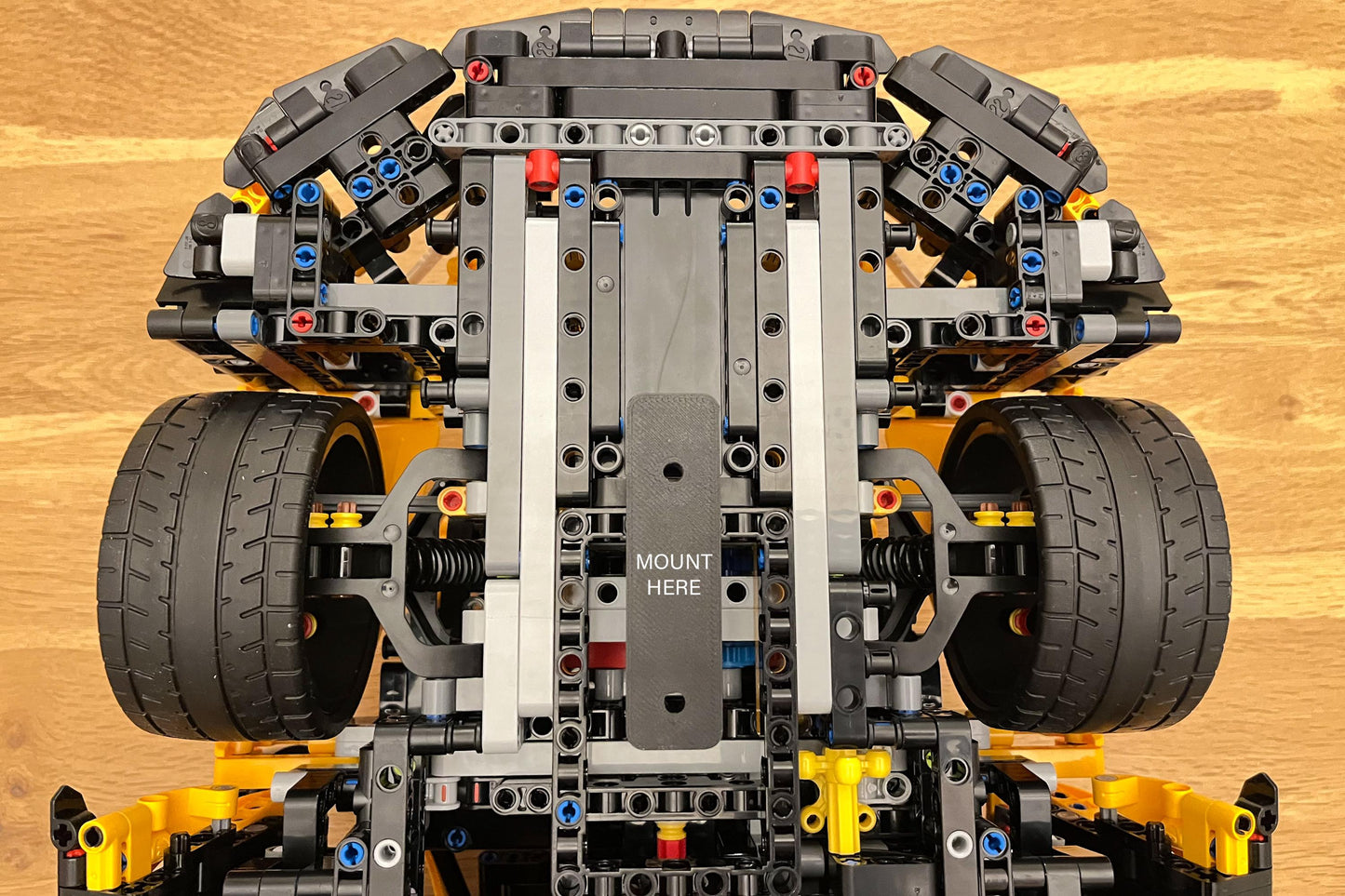 Wall Mount Bracket compatible with LEGO® Technic McLaren P1 (set 42172) - 3Dudes & Dad