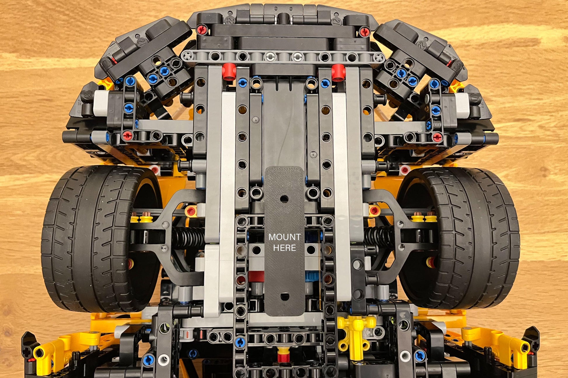 Wall Mount Bracket compatible with LEGO® Technic McLaren P1 (set 42172) - 3Dudes & Dad