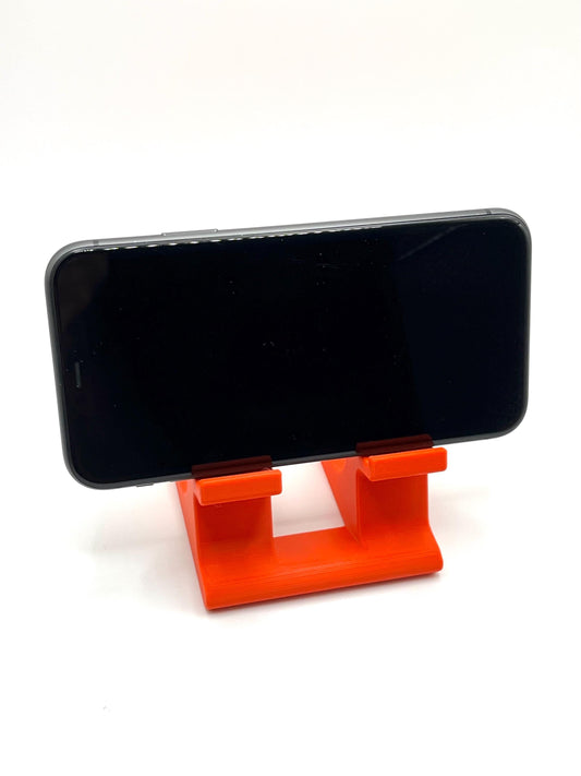 Phone stand - 3D-printed with customisable text