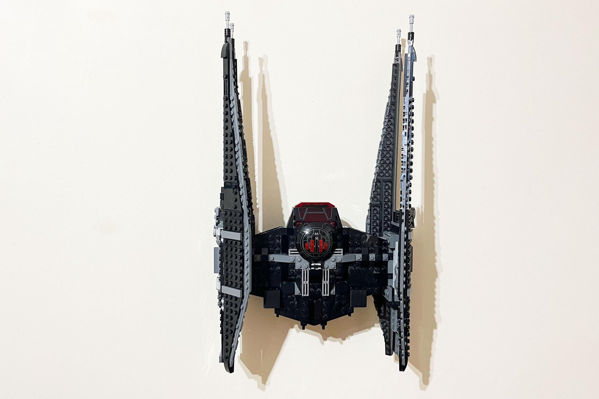 Wall Mount Bracket compatible with LEGO®  Star Wars Kylo Ren's TIE Fighter (set 75179) - 3Dudes & Dad