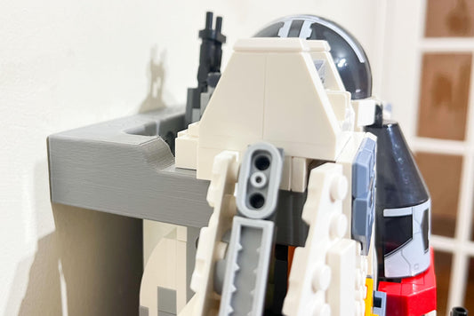 Wall Mount Bracket compatible with LEGO® Star Wars Ghost & Phantom II (set 75357) - 3Dudes & Dad