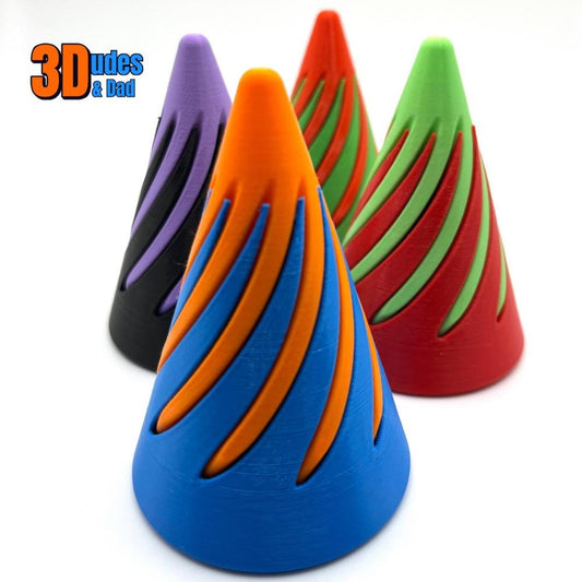 The Amazing, Impossible 3D Spiral Cone Fidget Toy